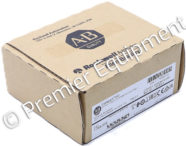 * SURPLUS SEALED ALLEN BRADLEY 1769-IF8 /A ANALOG INPUT MODULE
