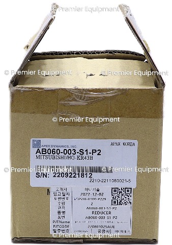 * SURPLUS APEX DYNAMICS AB060-S1-P2 GEAR REDUCER 003:1 AB060-003-S1-P2