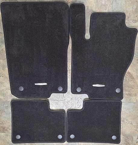 * Mercedes-Benz Original 4 Velour Floor Mats X 166 GL/GLS Espresso Brown RHD New