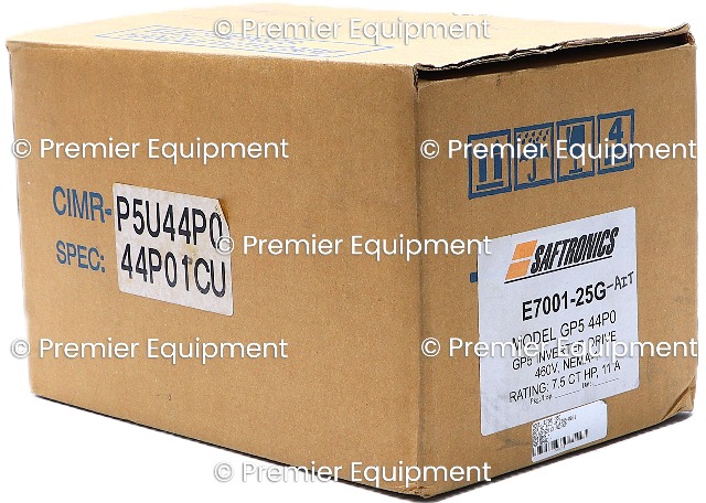 * SURPLUS SAFTRONICS GP5 CIMR-P5U44P0 VARIABLE FREQUENCY AC DRIVE