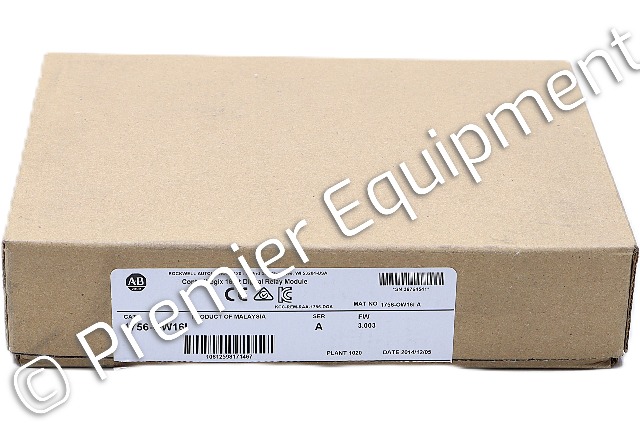 * SURPLUS ALLEN BRADLEY 1756-OW16I /A 16-PT. DIGITAL RELAY OUTPUT MODULE
