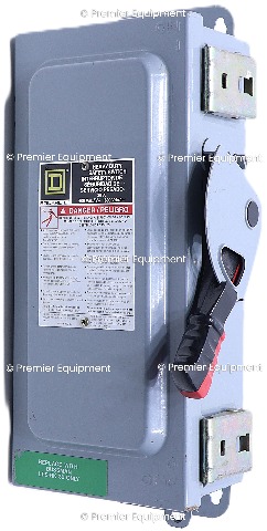 * SQUARE D H361AWK 30A HEAVY DUTY SAFETY SWITCH W/ FUSES