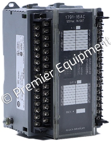 * ALLEN BRADLEY 1791-16AC SER B BLOCK I/O MODULE PLC MODULE