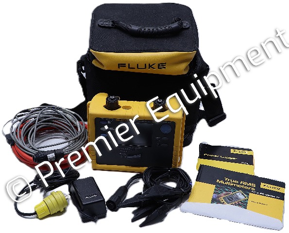 * Fluke 1735 Power Logger Analyst with 1735/43/44/45 4-Phase Flexi Set