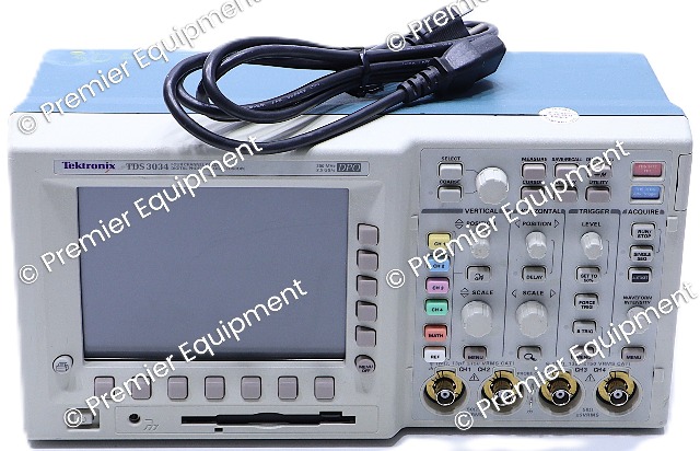 TEKTRONIX TDS3034 DPO FOUR CHANNEL COLOR DIGITAL PHOSPHOR OSCILLOSCOPE