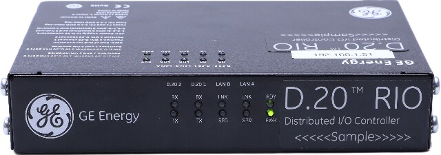 GE ENERGY D.20 RIO DISTRIBUTED I/O CONTROLLER *READ*