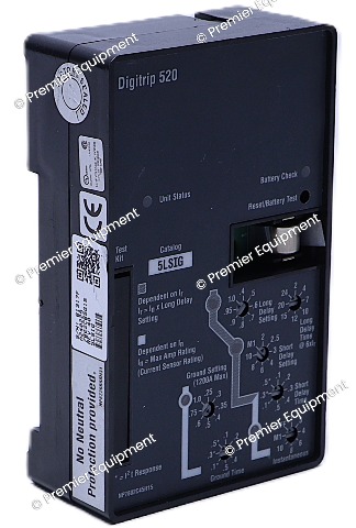 EATON CUTLER HAMMER 5LSIG DIGITRIP 520M TRIP UNIT 7802C65G15