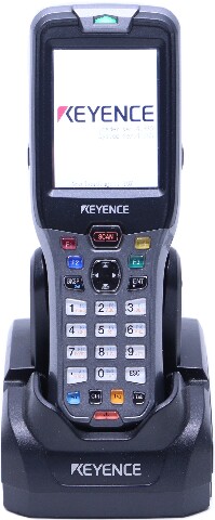 KEYENCE BT-W85GA HANDHELD MOBILE COMPUTER BARCODE SCANNER WITH CRADLE