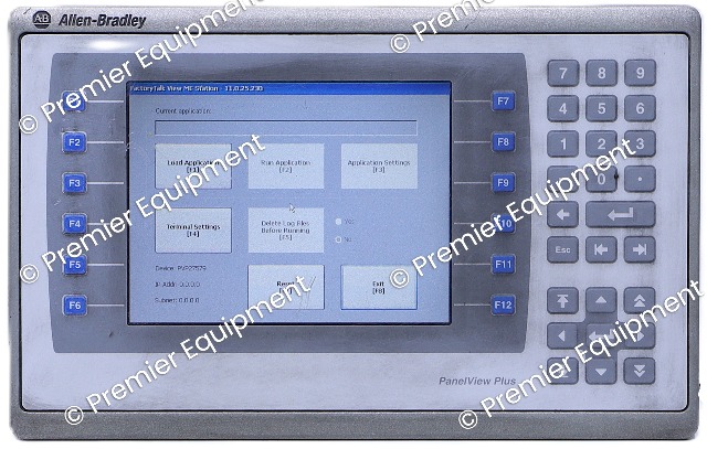 ALLEN BRADLEY 2711P-B7C22A9P SER A PANELVIEW PLUS 7 OPERATOR PANEL