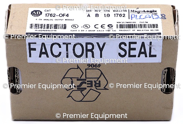 * SURPLUS ALLEN BRADLEY 1762-OF4 SER A COMPACTLOGIX I/O MODULE