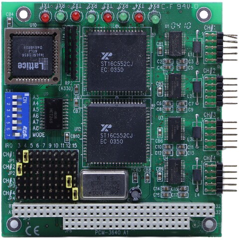 ADVANTECH PCM-3640 A1 4 PORT RS-232 PC-104 MODULE