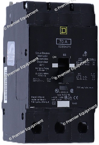 * SQUARE D EDB34070 70A CIRCUIT BREAKER