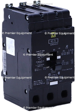 * SQUARE D EDB34040 40A CIRCUIT BREAKER