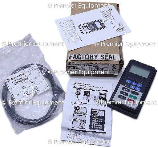 * SURPLUS ALLEN BRADLEY 22-HIM-C2S /A POWERFLEX LCD KEYPAD 22-RJ45CBL-C20 CABLE