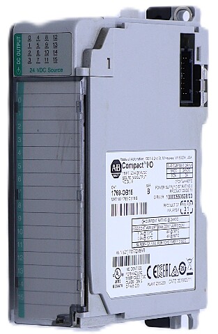 * ALLEN BRADLEY 1769-OB16 SER B 16-PT COMPACT I/O SOURCING OUTPUT MODULE