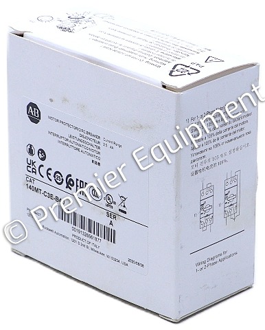 * SURPLUS ALLEN BRADLEY 140MT-C3E-B40 SER A MOTOR PROTECTION CIRCUIT BREAKER 