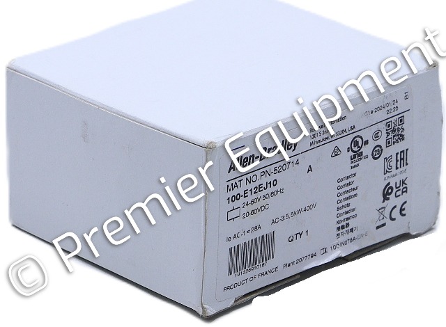 * SURPLUS ALLEN BRADLEY 100-E12EJ10 SER A CONTACTOR