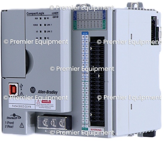 * ALLEN BRADLEY 1769-L24ER-QB1B /A COMPACTLOGIX 5370 750KB D I/O CONTROLLER