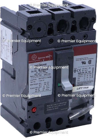 * GE SPECTRA RMS MAG-BREAK SELA36AI0030 30A CIRCUIT BREAKER