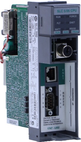* ALLEN BRADLEY 1747-L552 SER B SLC 500 PROCESSOR UNIT MODULE