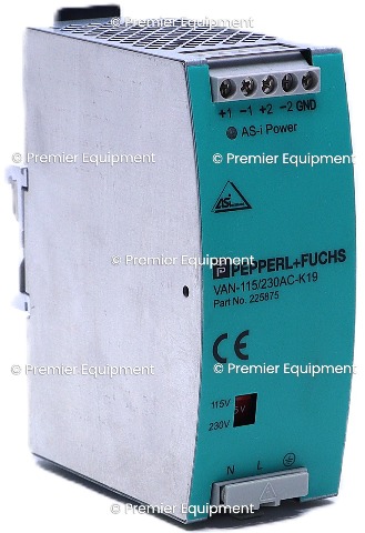 * PEPPERL & FUCHS VAN-115/230AC-K19 POWER SUPPLY *TESTED*