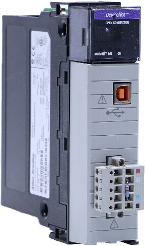 * ALLEN BRADLEY DEVICENET 1756-DNB SER D COMMUNICATION MODULE