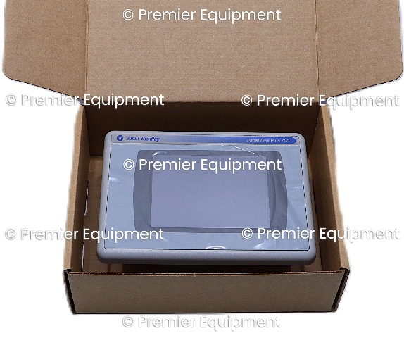 * ALLEN BRADLEY 2711P-T7C4D1 PANELVIEW 700 PLUS 6 W/ 2711P-RDT7C 2711P-RP8D