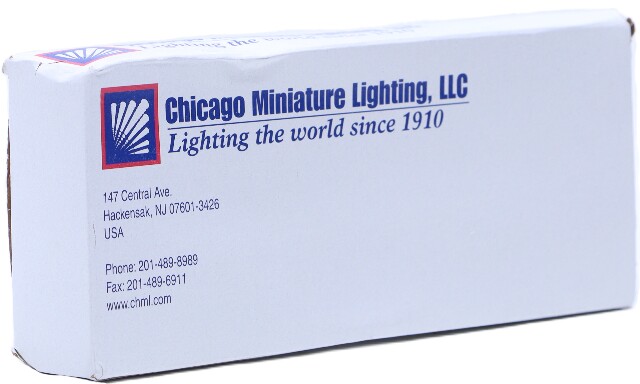 * CHICAGO MINATURE LIGHTING 6S6/130V-10PK PACK OF 10 LIGHBULBS