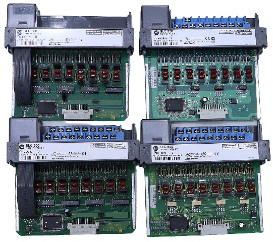 * LOT OF (4) ALLEN BRADLEY 1746-OB16 OUTPUT MODULES