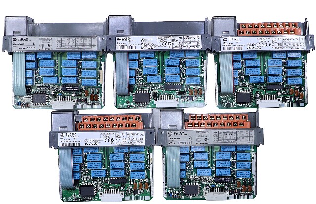 * LOT OF (5) ALLEN BRADLEY 1746-OW16 OUTPUT MODULES