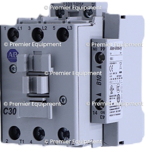 * ALLEN BRADLEY 100-C30*00 /C 30A CONTACTOR 110-120 VAC 50-60HZ COIL