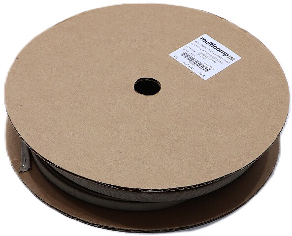 * MULTICOMP GSX-S02-1100-NAT FIBERGLASS SLEEVING #2 HEAT TREATED & DYED 