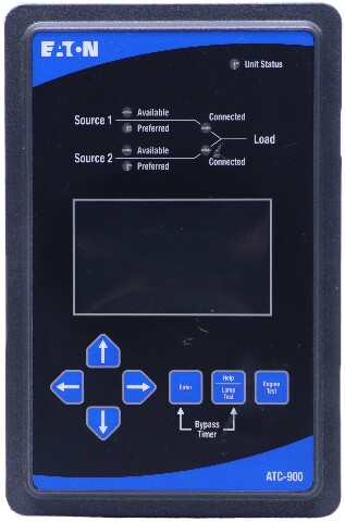 EATON ATC-900 FINAL ASSEMBLY 6D32428G01 8160A90G01 AUTOMATIC TRANSFER SWITCH CONTROLLER MODULE PANEL