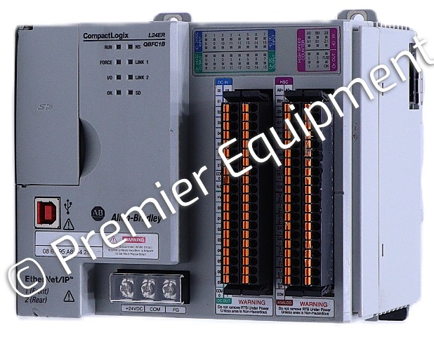 * ALLEN BRADLEY 1769-L24ER-QBFC1B /B COMPACTLOGIX 750KB D I/O A I/O CONTROLLER