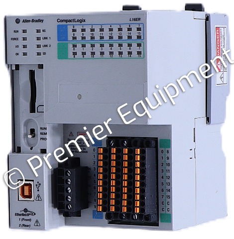 * ALLEN BRADLEY 1769-L16ER SER A LOGIX 5282 PROCESSOR UNIT COMPACTLOGIX