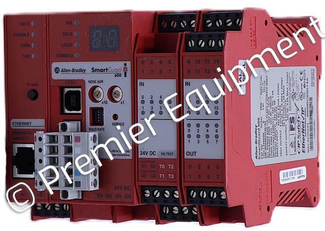 * ALLEN BRADLEY 1752-L24BBBE SER A SAFETY CONTROLLER SMARTGUARD 600