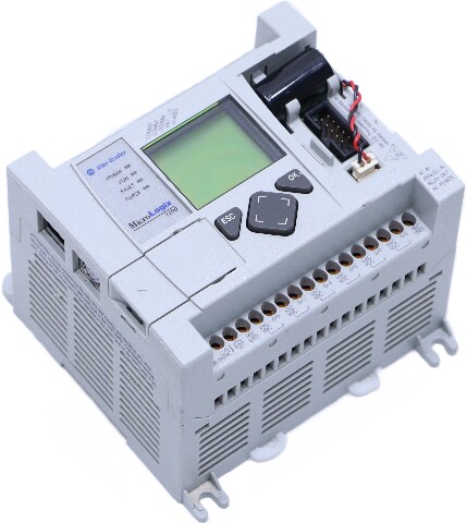 * ALLEN BRADLEY MICROLOGIX 1100 1763-L16AWA SER A CONTROLLER PLC MODULE