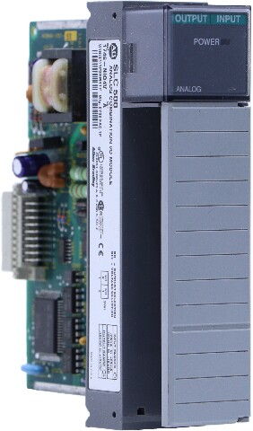 * ALLEN BRADLEY SLC 500 1746-NIO4V SER A ANALOG COMPINATION I/O MODULE