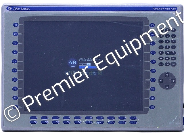 * ALLEN BRADLEY 2711P-RDB15C /C PANELVIEW 1500 PLUS 6 COLOR KEY/TOUCH DISPLAY
