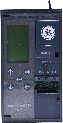* GE ENTELLIGUARD 10096227G5014051 GGN20L4XXMFXXXX 10096227G5 2000A SV343! TU TRIP UNIT