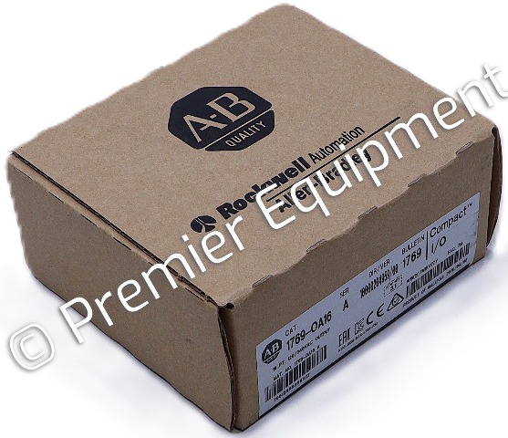 * SURPLUS ALLEN BRADLEY 1769-OA16 SER A 16 PT RELAY OUTPUT MODULE