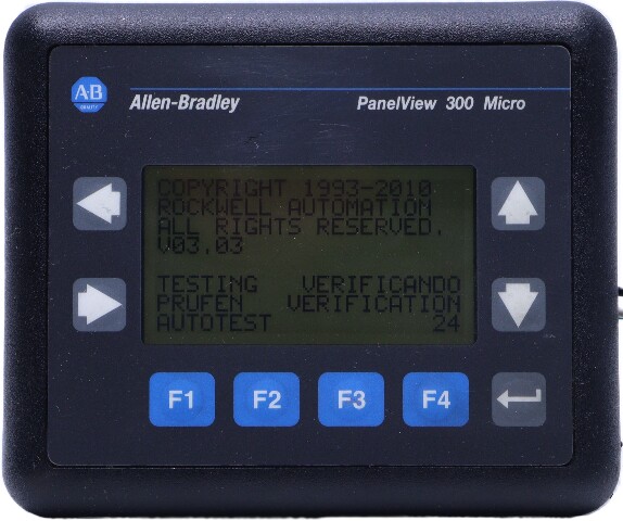 * ALLEN BRADLEY 2711-M3A18L1 SER A PANELVIEW 300 MICRO OPERATOR INTERFACE