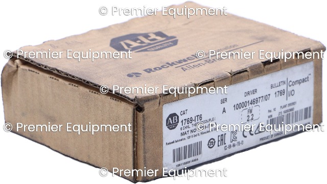 * ALLEN BRADLEY 1769-IT6 SER A COMPACT I/O 6 CHANNEL THERMOCOUPLE mV INPUT MODULE