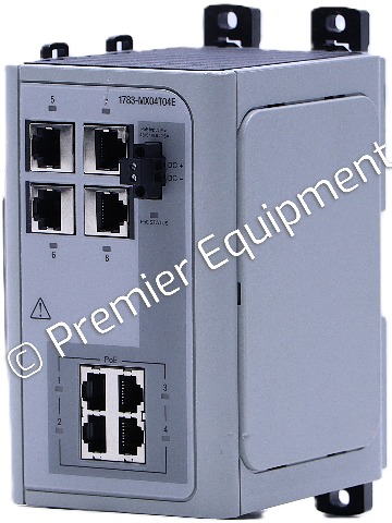 * ALLEN BRADLEY 1783-MX04T04E SER A STRATIX 8000 ETHERNET MANAGED SWITCH