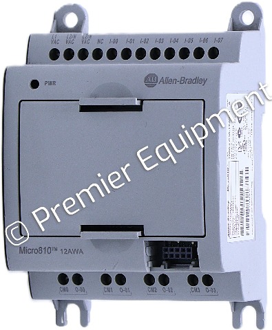 * ALLEN BRADLEY 2080-LC10-12AWA SER A FW 2.015 Micro810 PROGRAMMABLE CONTROLLER 