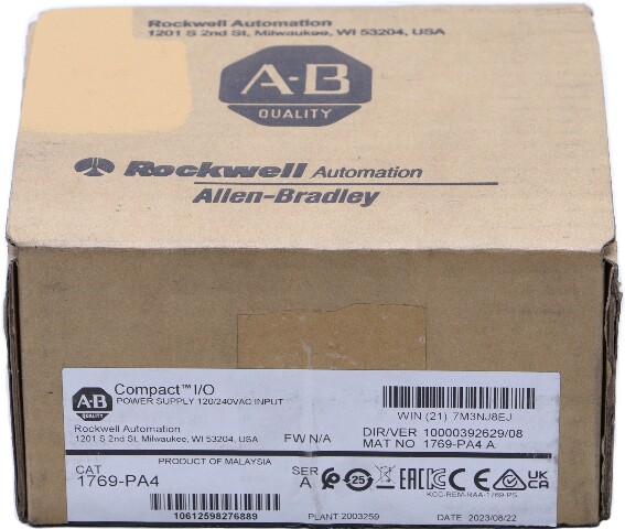 * ALLEN BRADLEY 1769-PA4 COMPACT I/O POWER SUPPLY *READ*