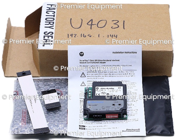 * SURPLUS ALLEN BRADLEY 20-COMM-R SER A POWERFLEX ETHERNET IP ADAPTER
