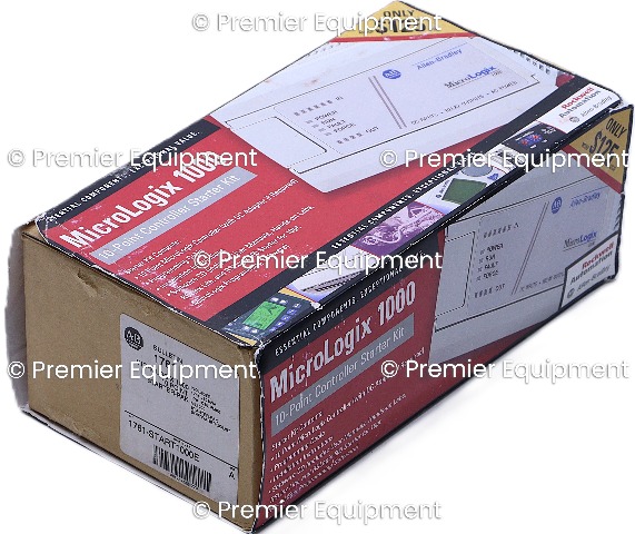 * ALLEN BRADLEY 1761-START1000E STARTER KIT SER A 1761-L10BWA MICROLOGIX 1000