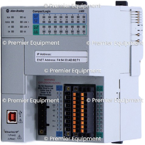 * ALLEN BRADLEY 1769-L18ER-BB1B SER B COMPACTLOGIX 0.5MB DI/O CONTROLLER