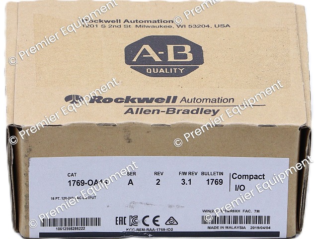 * SURPLUS ALLEN BRADLEY 1769-OA16 /A 16-POINT RELAY OUTPUT MODULE
